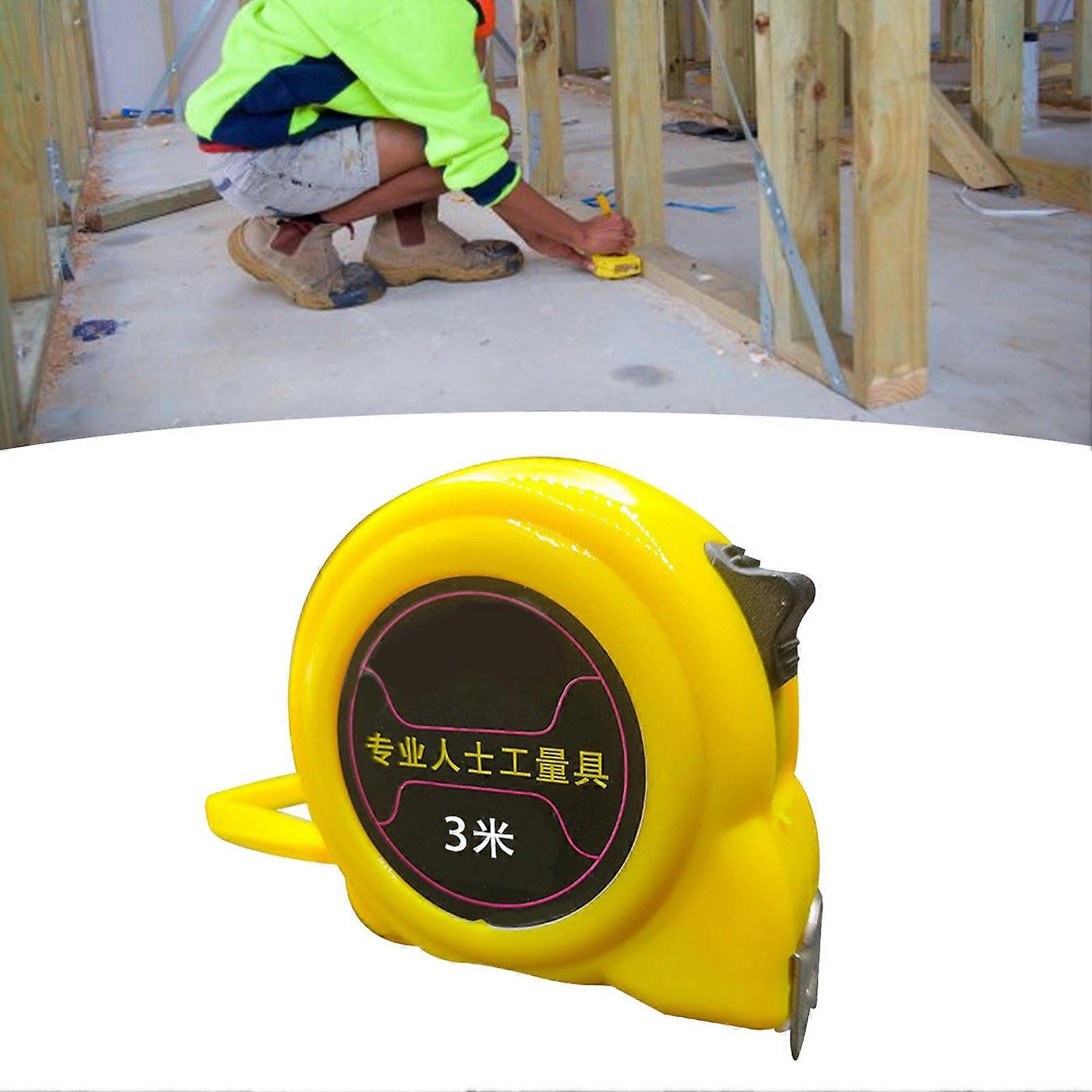 3m 19mm Drop Resistant Tape Measure with Accurate Scale & Braking