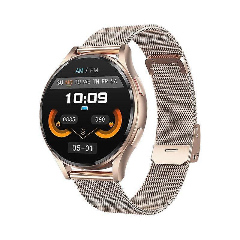 1.43'' Bluetooth Call ECG Smartwatch(Rose)