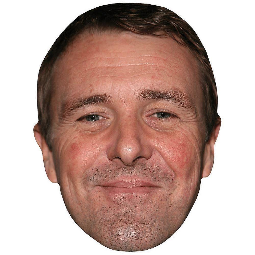 Phil Tufnell (Stubble) Celebrity Mask, Flat Card Face