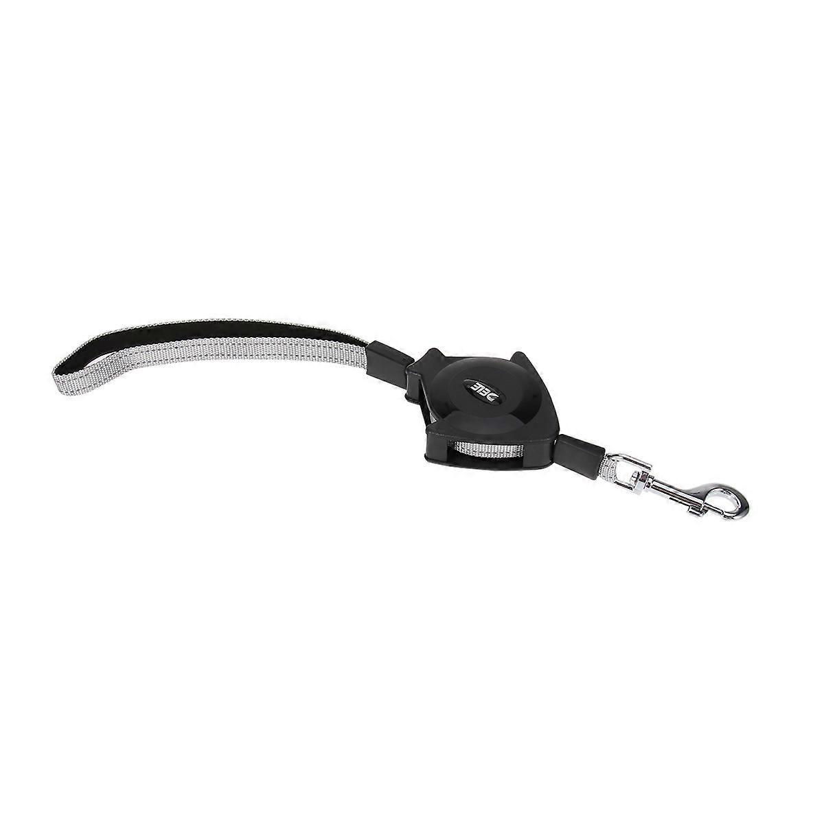 Reflective Strips Retractable Dog Leash For Cat Dog Chain Outdoor Activities Large Size Black 1Set