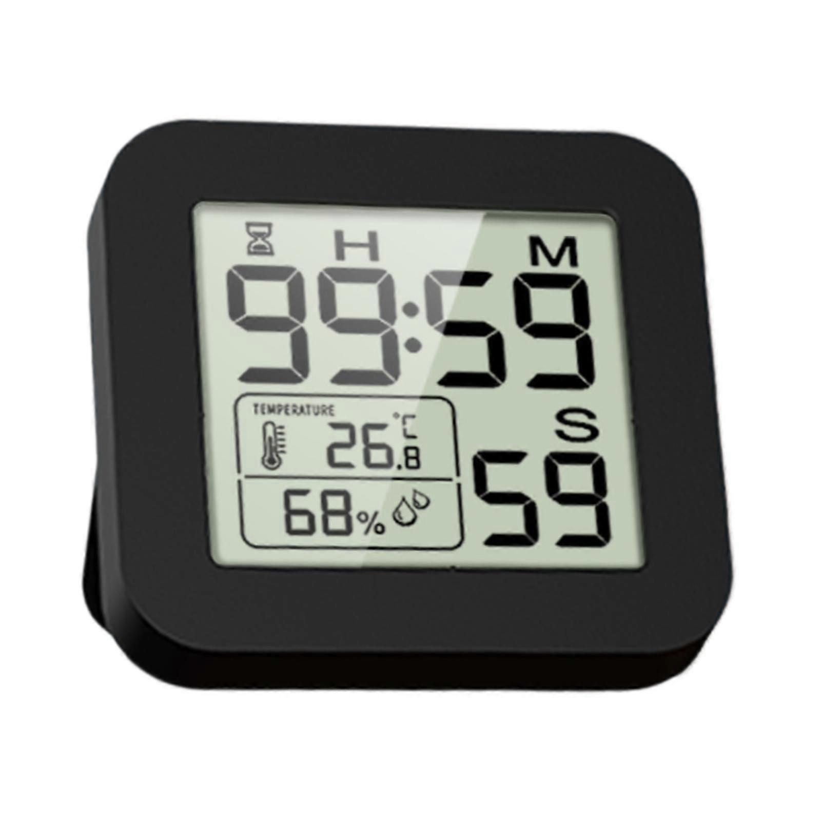 Digital Hygrometer Thermometer Modern Humidity Meter for Gym Tabletop Shower