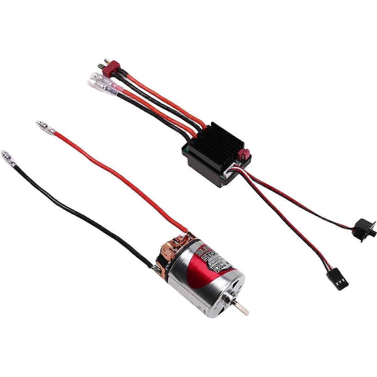 540 Brushed Motor Waterproof ESC 320A Speed Control Combination Set for 1/10 RC Car Crawler Axial SCX10 40T