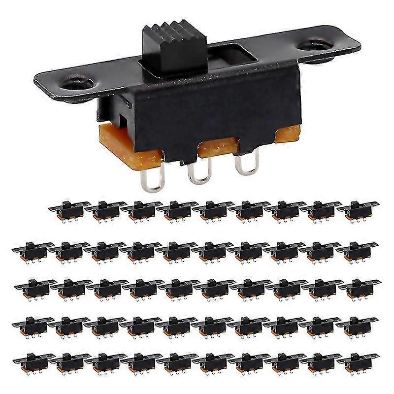 For Slide Switch Panel Mount 3 Solder Lug Pin Onoff 2 Position 50pcs