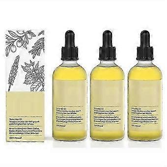 1-3PCS Hair Growth Oil 100% Natural Oil with Caffeine, Biotin, Castor Oil, Argan Oil New Arrival