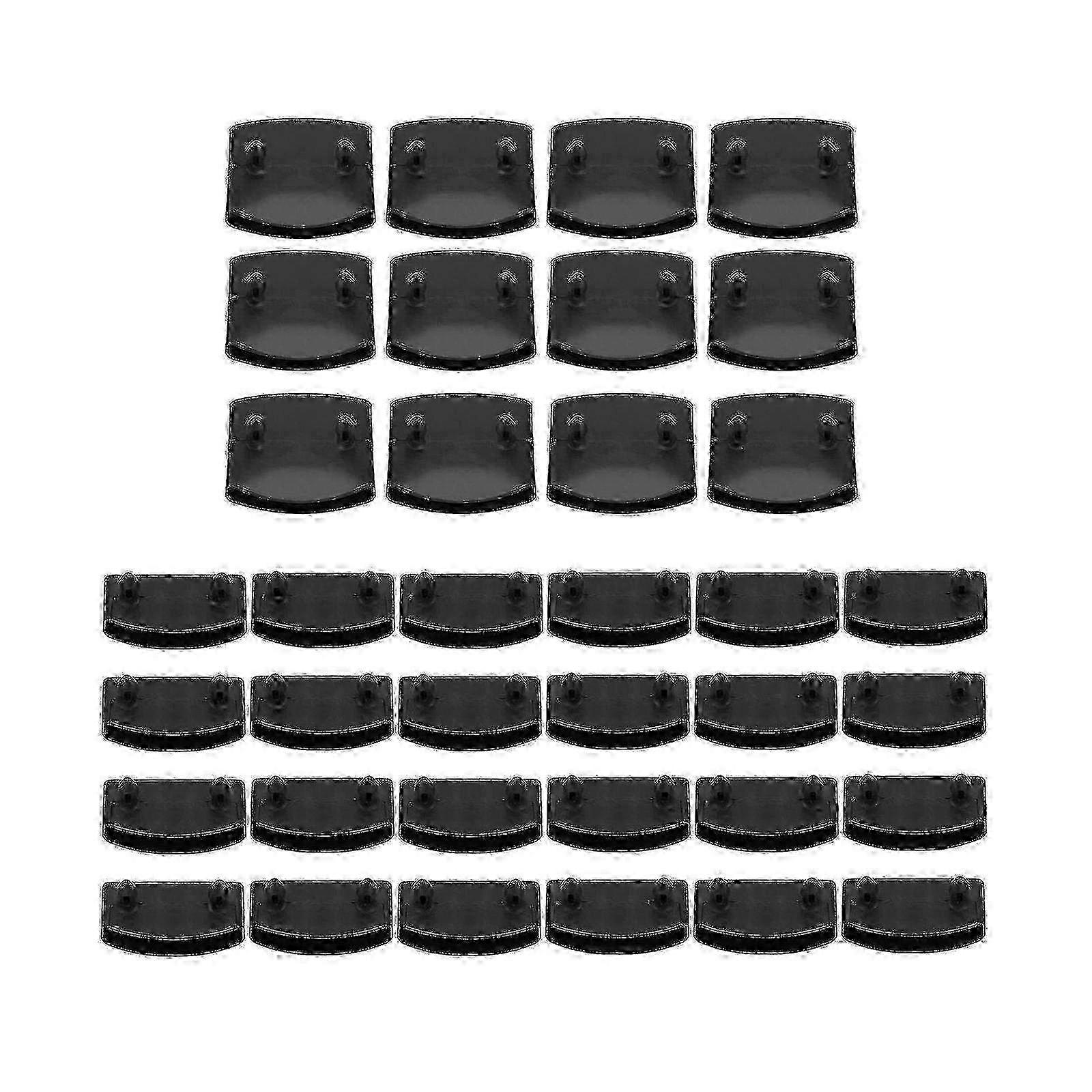 Bed Frame End Caps with Slat Holders for Metal and Wood Frames