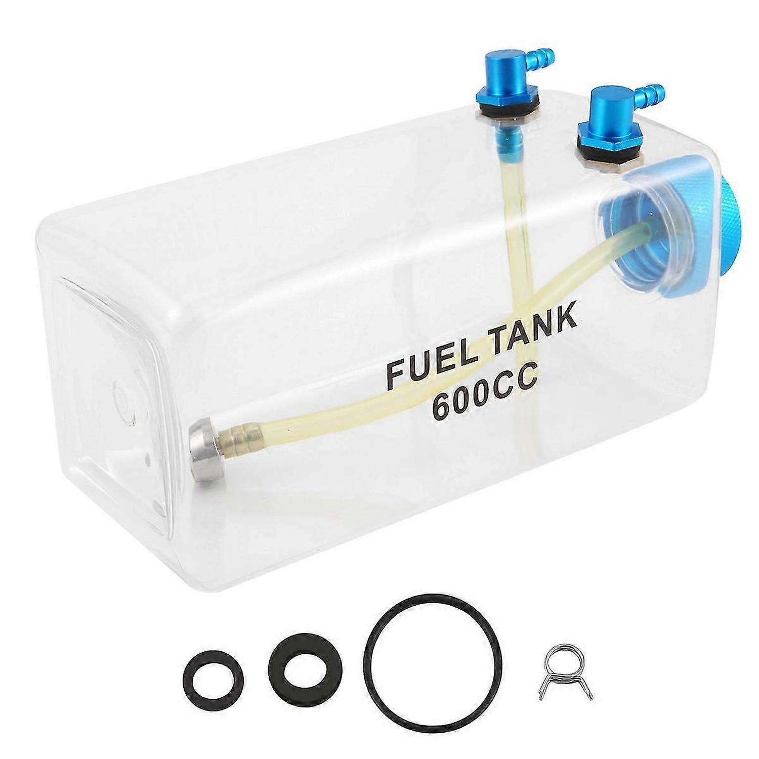 Fuel Tank Petrol Transparent Plastic Bottle 600CC CNC