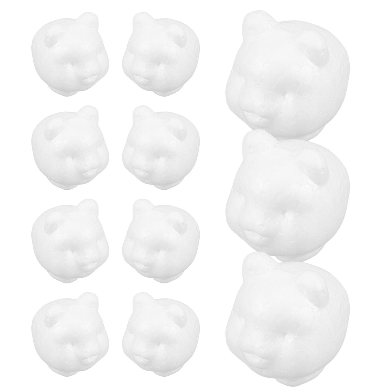 20Pcs Foam Pig Shape Modeling Statues for Children Craft Projects and Decorating Fun