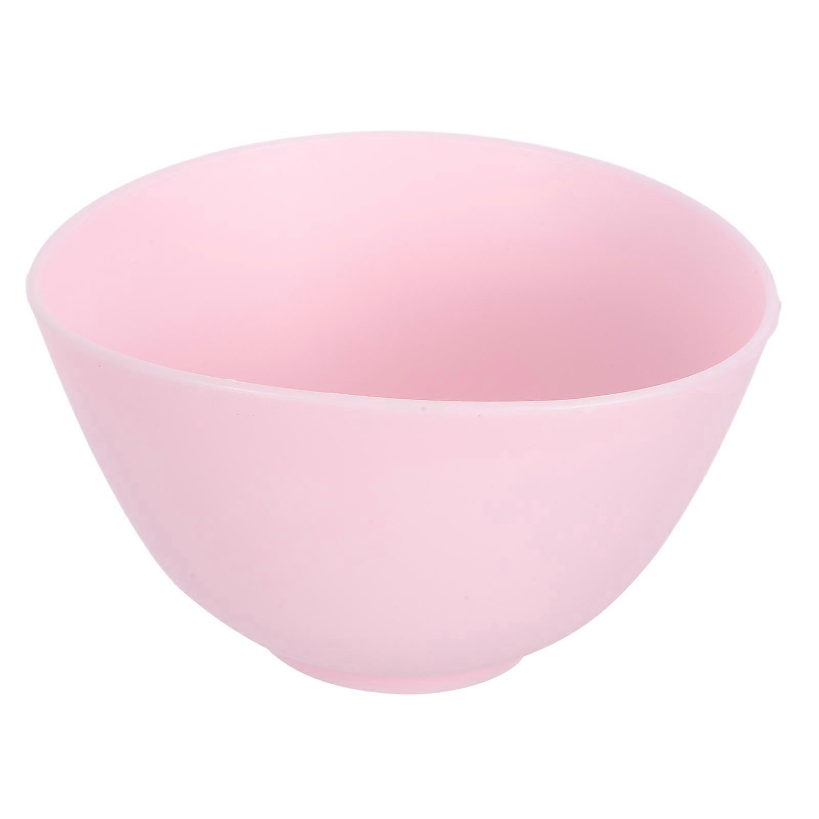 Silicone Bowl Anti-Drop Prep Measuring Bowl for Storage Seasoning Pink