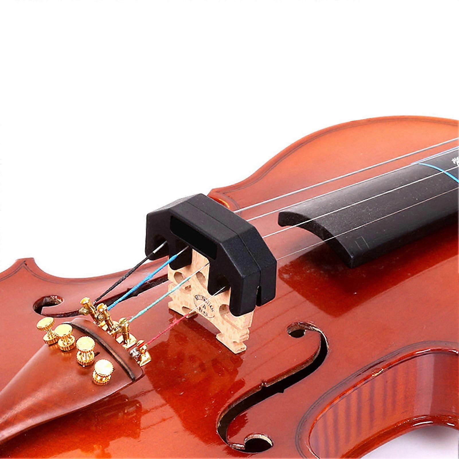 سيليكون الكمان ممارسة كتم الصوت 5.4x2.7x1.8cm ملحق السرج