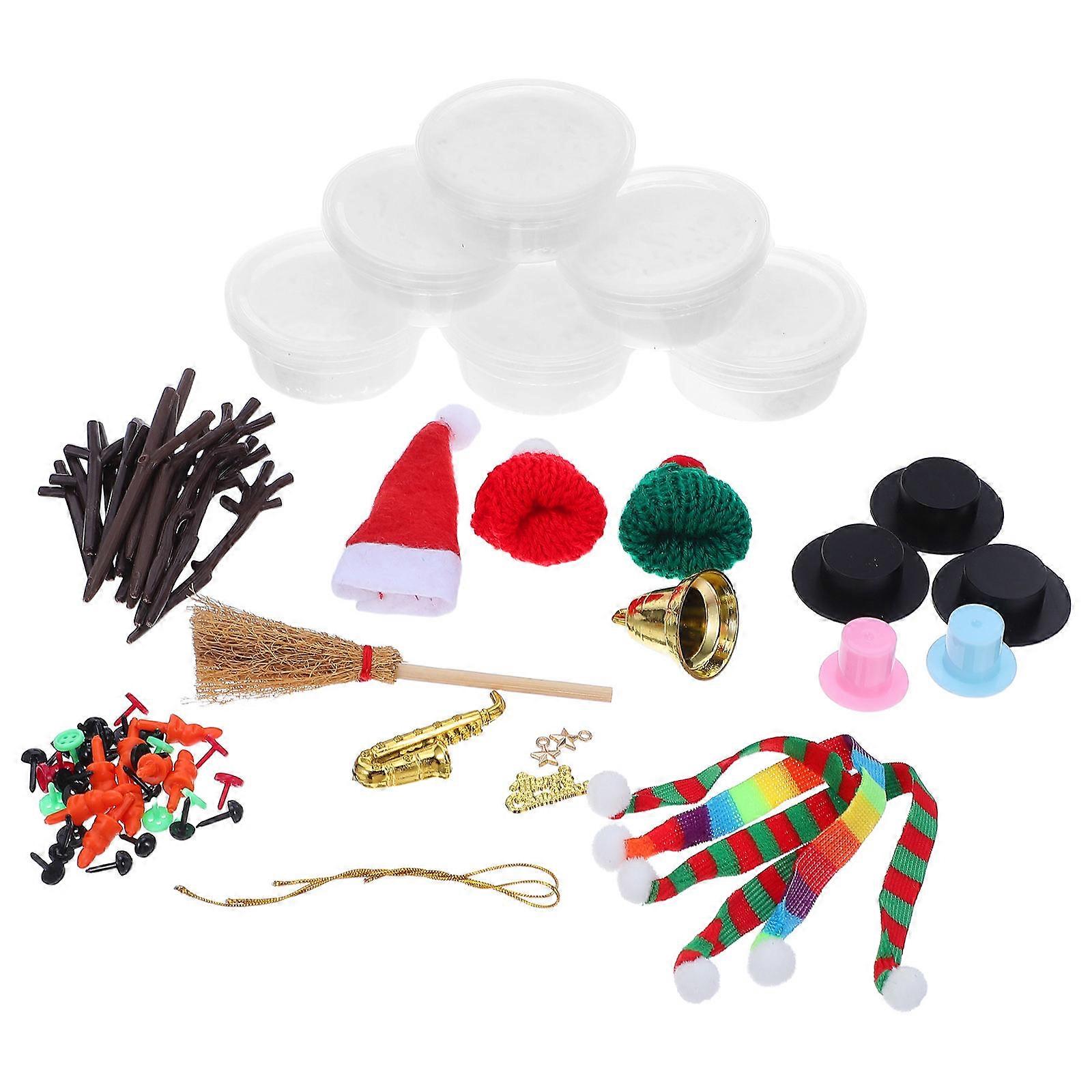 Snowman Clay Kit for Kids DIY Crafts with 4Sets for Holiday Fun