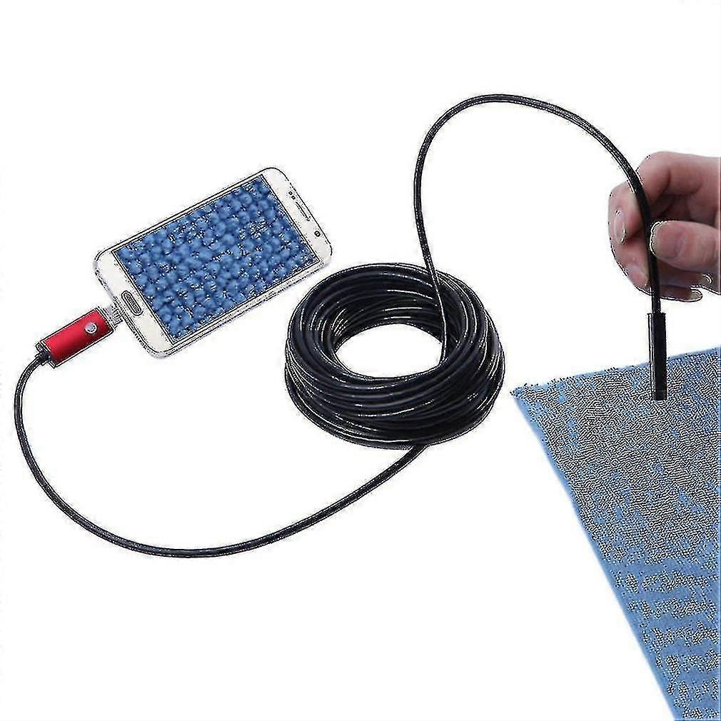 8.0mm 10m Endoscope Usb Waterproof Borescope Inspection Camera For Android