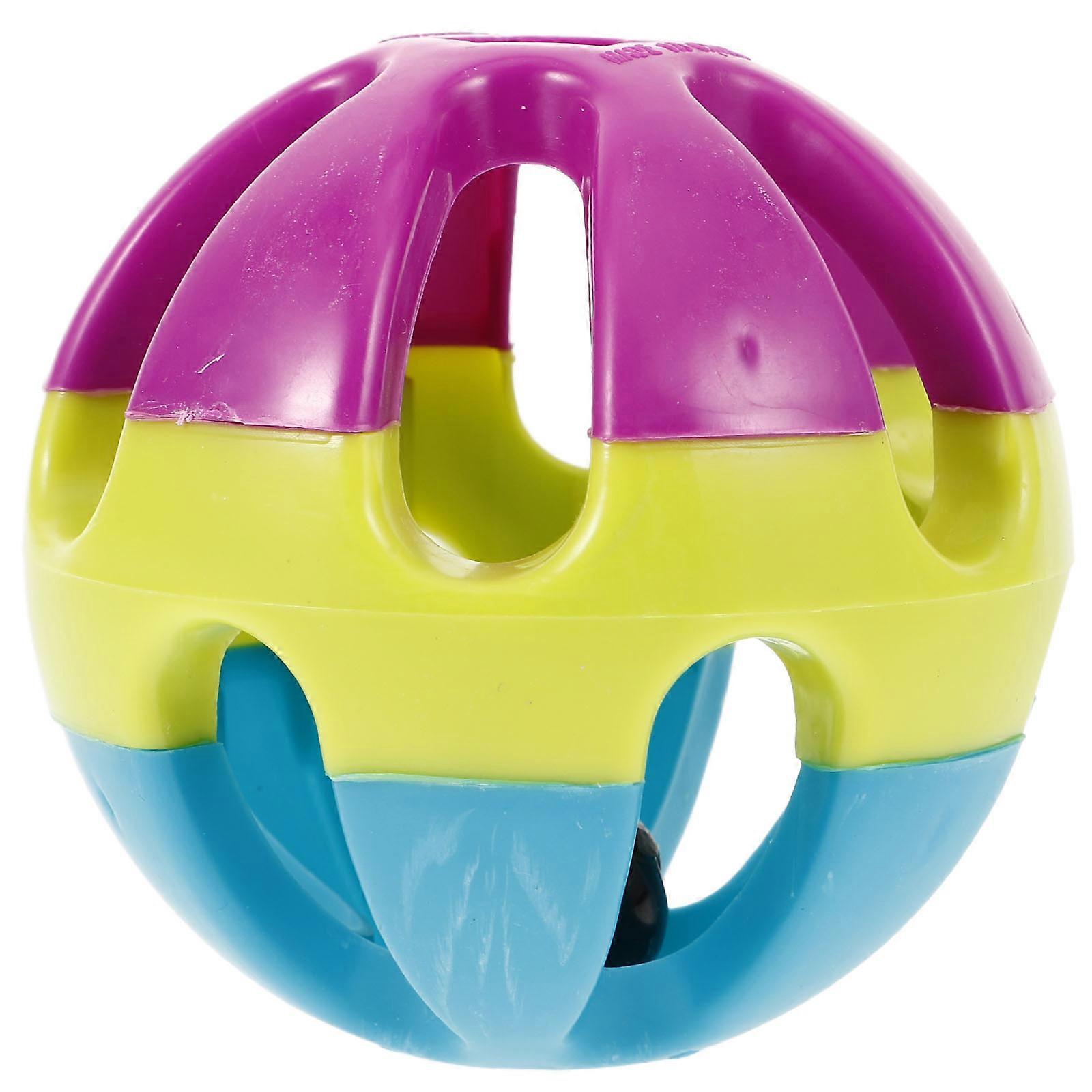 Noise Making Cat Ball Toy for Indoor Playtime Plastic Balls for Cats Entertainment 1Pack
