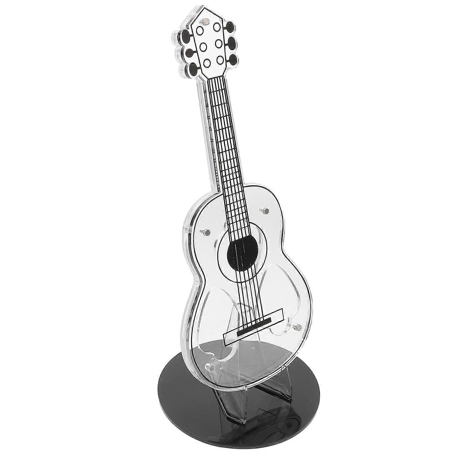 3Pcs Transparent Acrylic Guitar Pick Holder for Pick Storage and Display