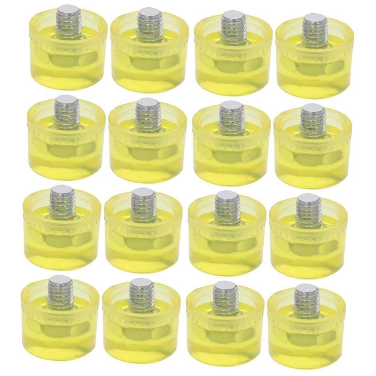 8pcs Rubber Mallet Tip Replacement Rubber Hammer Head 2 Inch Durable Easy Install Striking Head