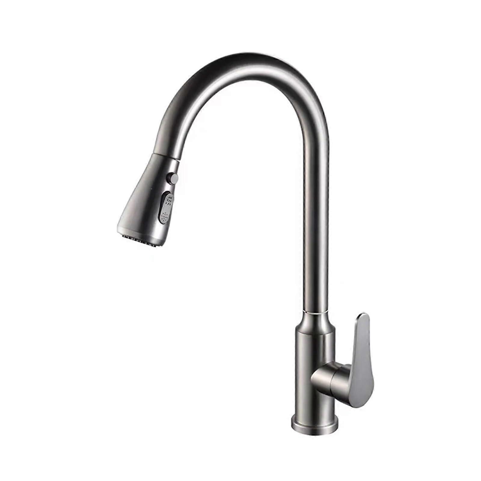PullOut Kitchen Faucet Hot And Cold Water DualUse Faucet Quick Heating Washbasin Faucet