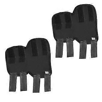 Lot de 2 protections pour pattes d'animaux, support de genou réglable et résistant aux léchages.