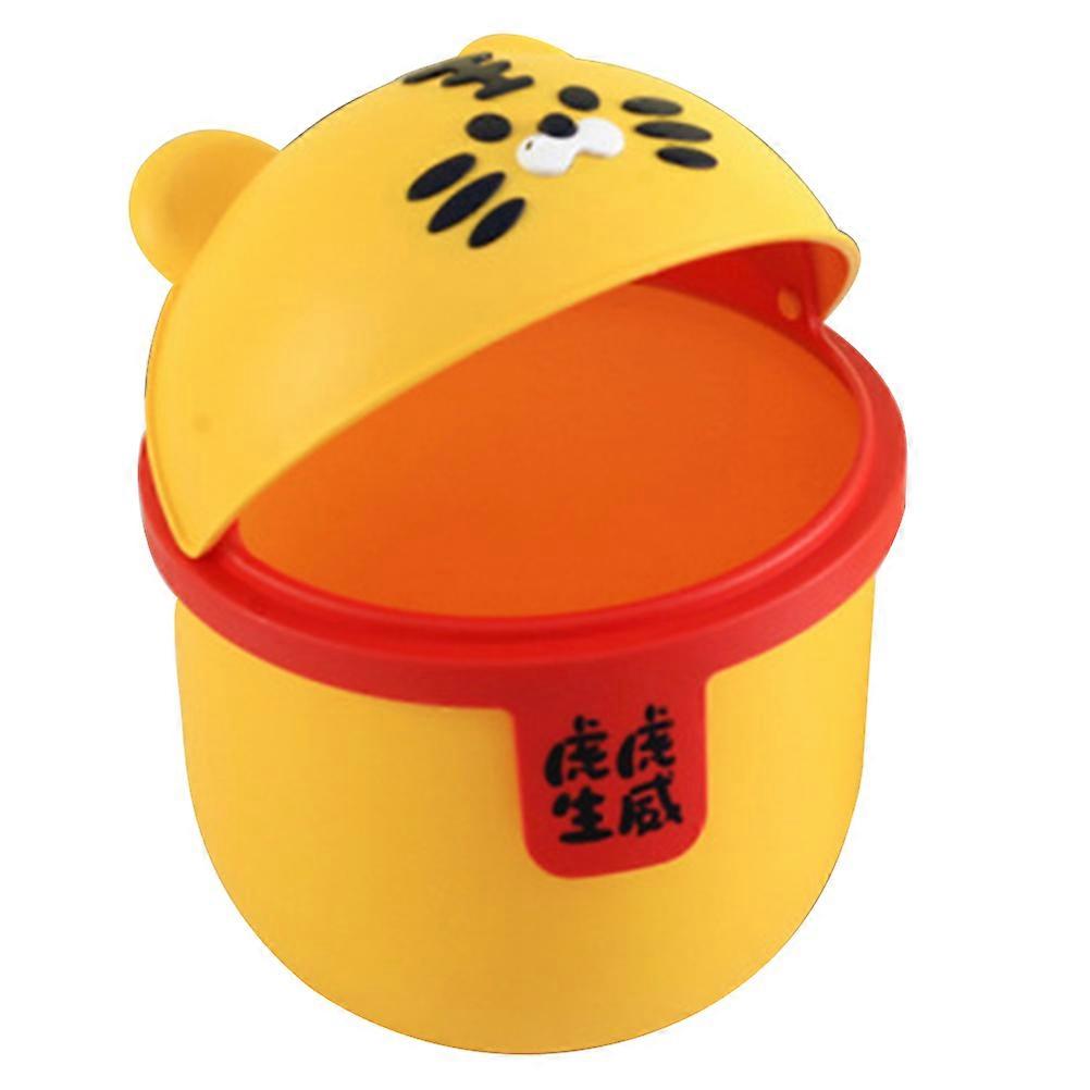 3Pcs Mini Desktop Trash Can Plastic Container For Kitchen Bathroom Living Room Trash Storage Space Saving