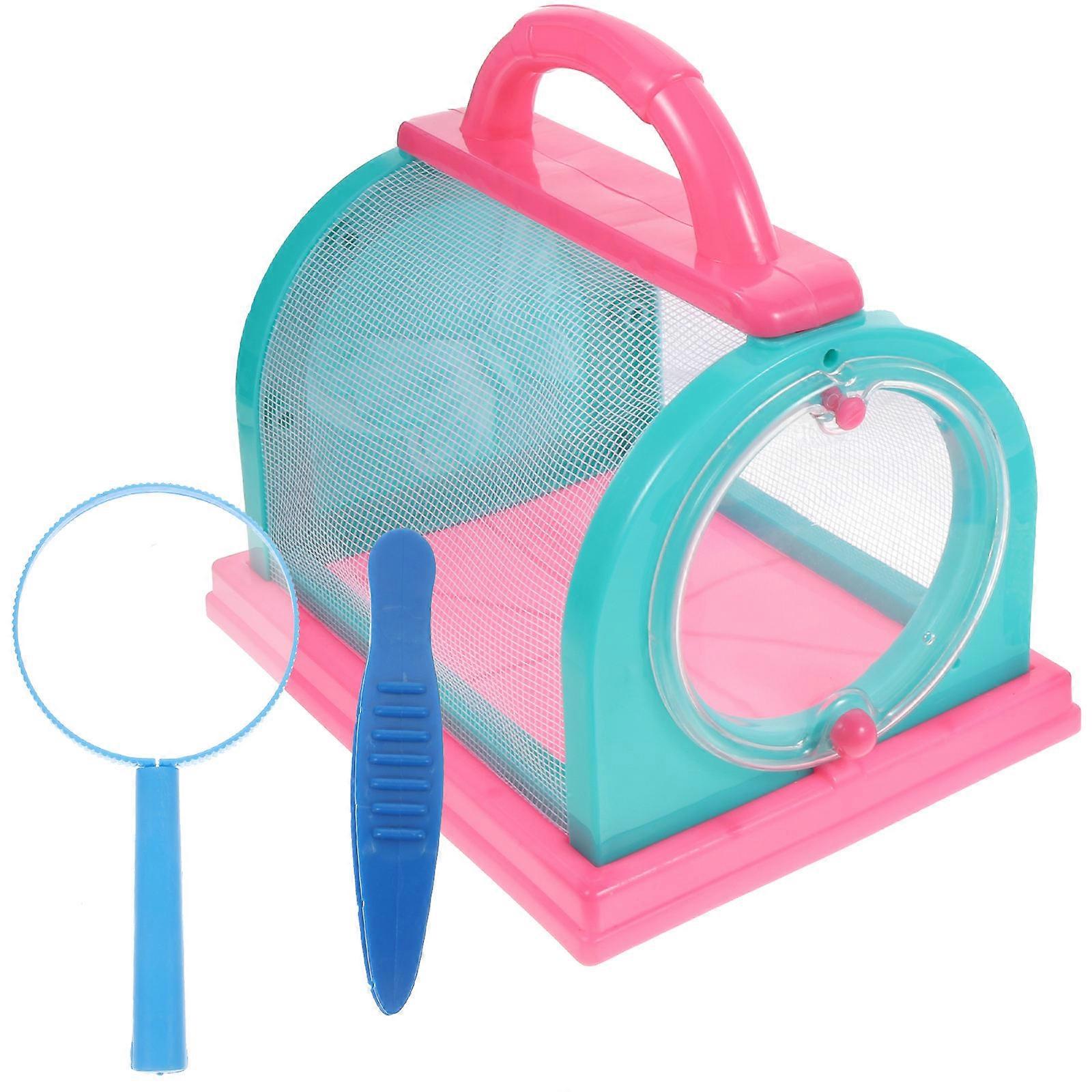 Handheld Mesh Cage Portable Insect Holder for Observation 2Sets Kids