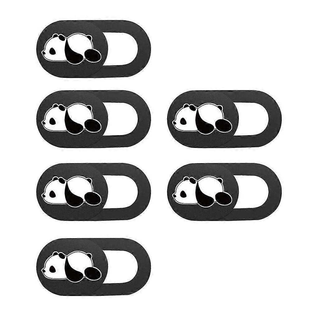Tablet Computer Camera Cover Privacy Protective Patch 6Pcs for Phone Black