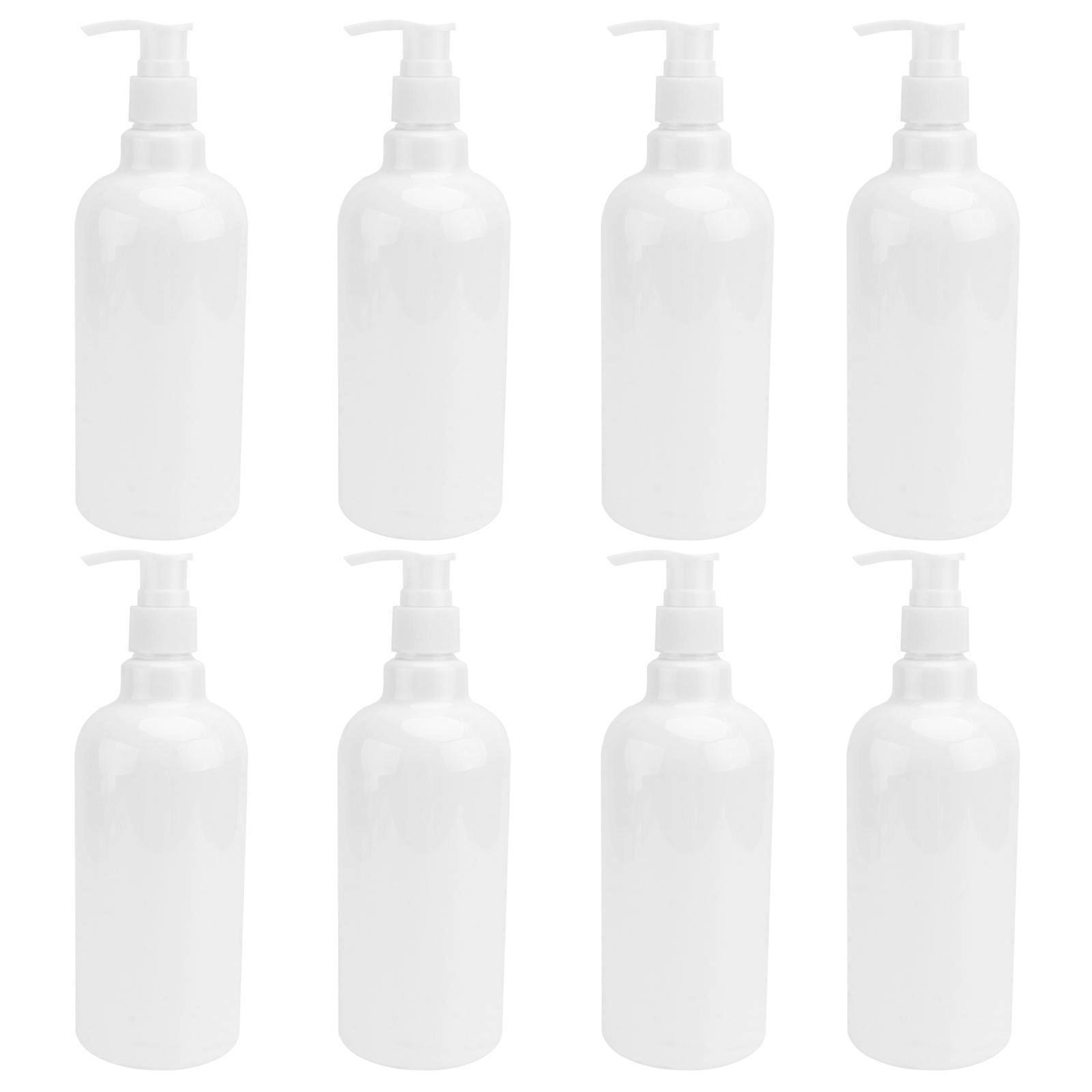 Shampoo Pump Bottles Bottle Dispenser for Liquid Holding 8Pcs Kit