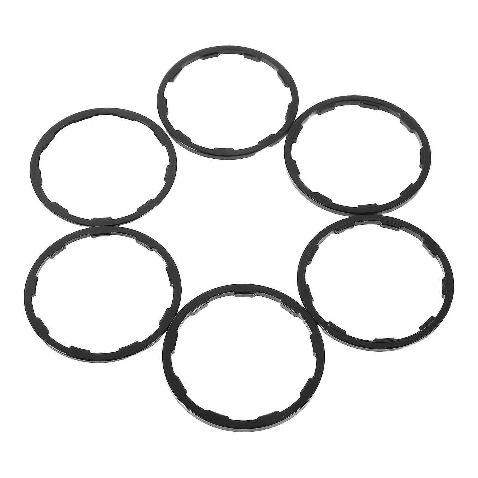 Cassette Spacer Black Bicycle Hub Washer for Road and Mountain Bikes 24Pcs