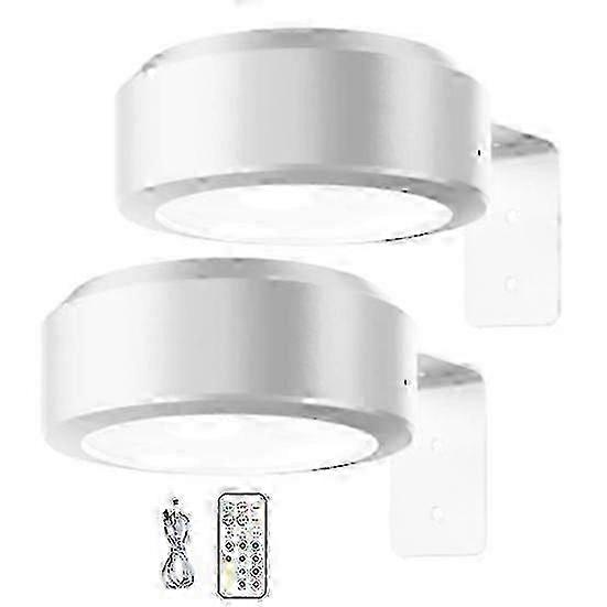 Applique murale sans fil avec télécommande - Lampe LED RVB à intensité variable, à piles, réglable, 13 couleurs pour tableaux (2025)