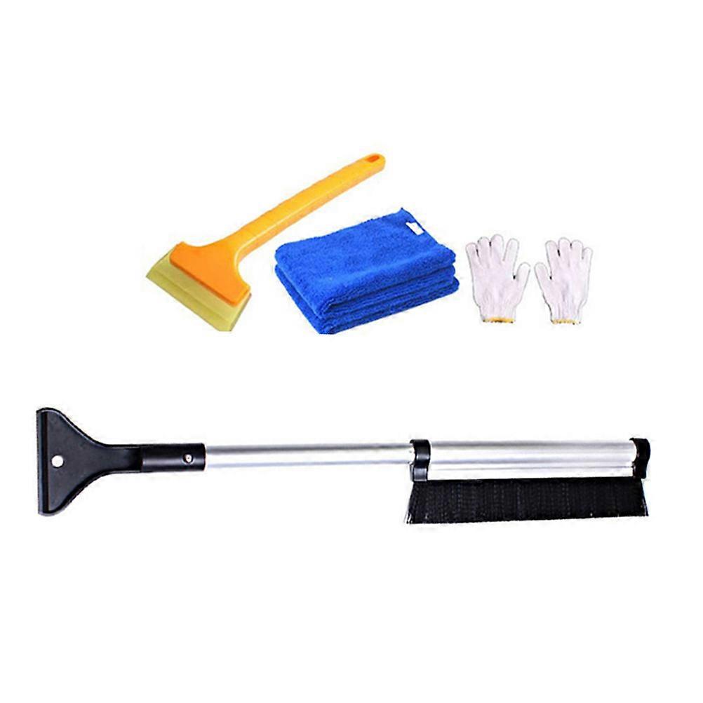 Ice Kit Telescoped Snow Brush Set Car Truck Tools Durable ABS Material 1Set