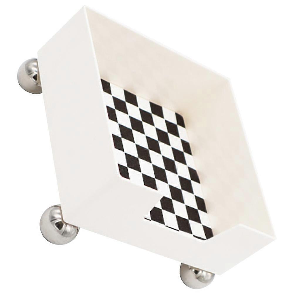 Functional Jewelry Storage Tray 4Pcs Desktop Sundries Holder Suitable For Home And Commercial Use White Retro Shape For Decoration And Organization