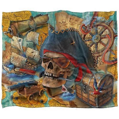 JQ Licensing James Piazza Silky Pirate Supersoft Blanket