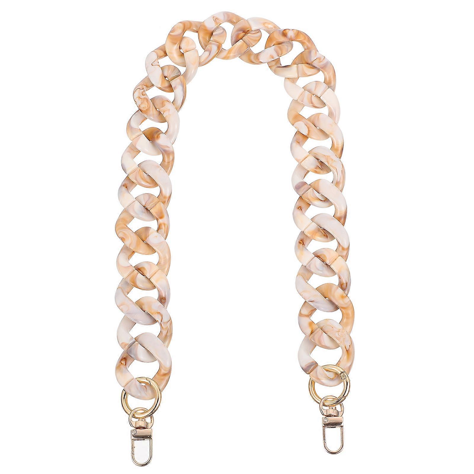 Stylish Handbag Replacement Acrylic Bag Chain for Decoration 3Pcs