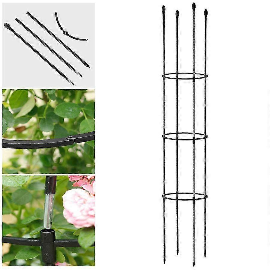 Garden Trellis Plants Stand Black Adjustable Support Frame 2025