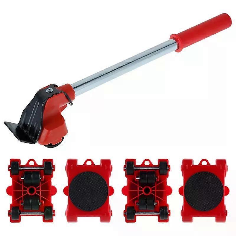 Heavy Duty Furniture Lifter Transport Roller Set Portable House Moving Transporting Tools Plastic Convenient Moving Device Kit