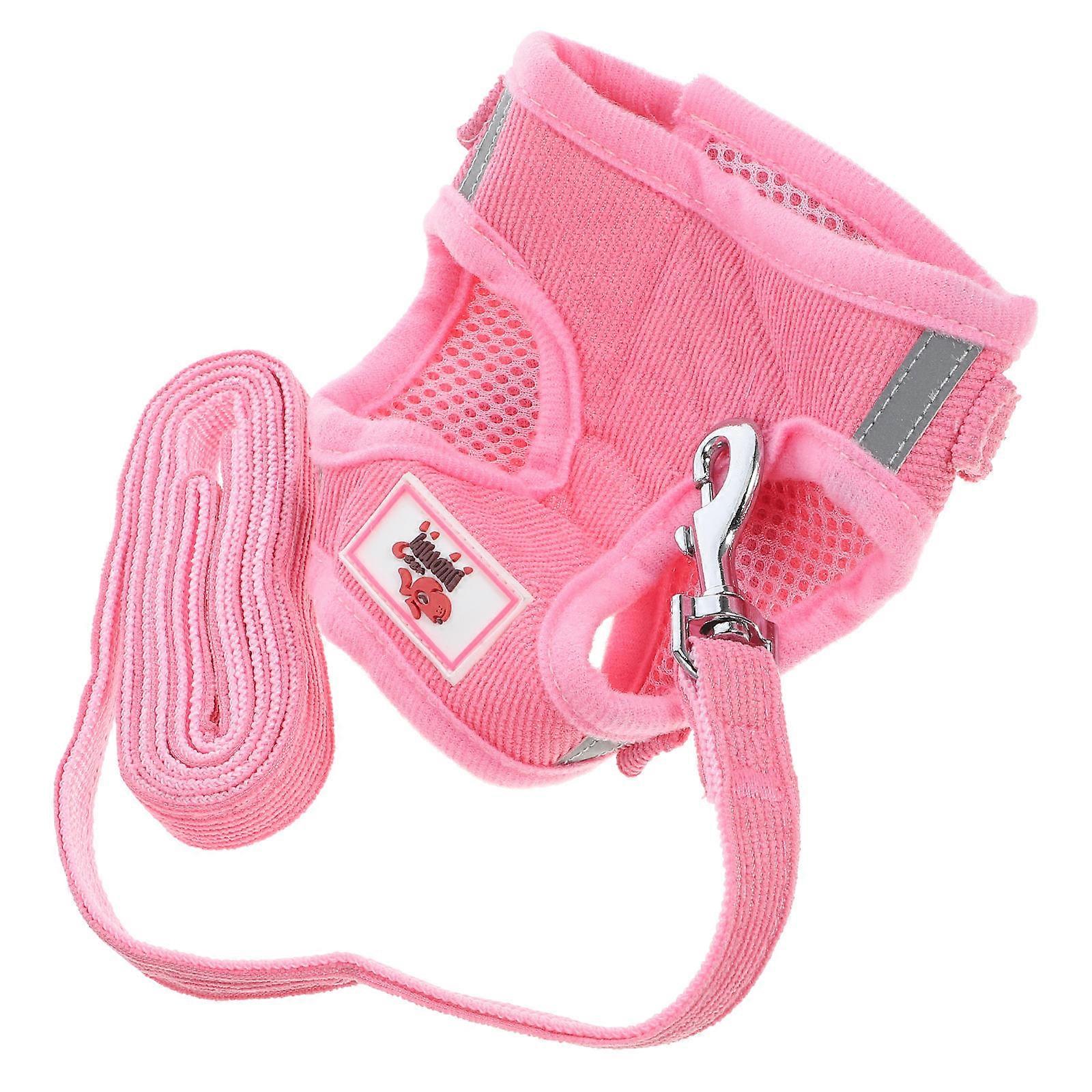 Dog Harness Vest for Walking with Reflect Light 2Pcs Comfortable Pet Harness