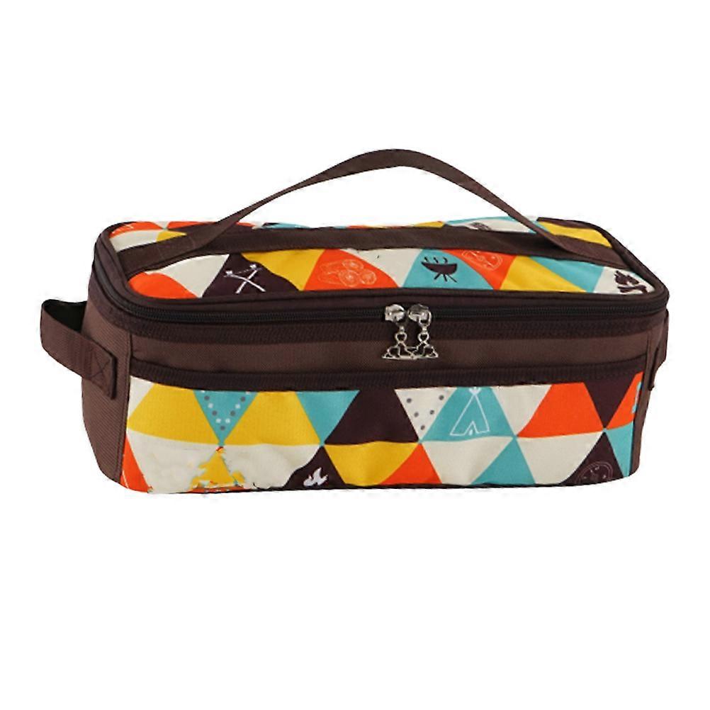 Portable Tableware Bag Cookware Storage Bag for Camping 2Pcs Pack