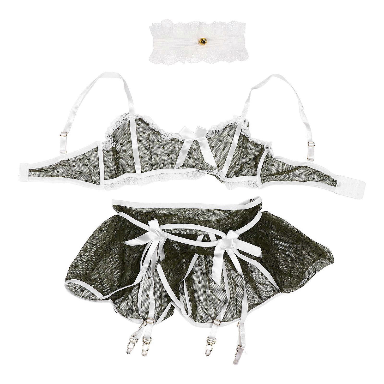 Dot Vest Garter for 1Pcs Green