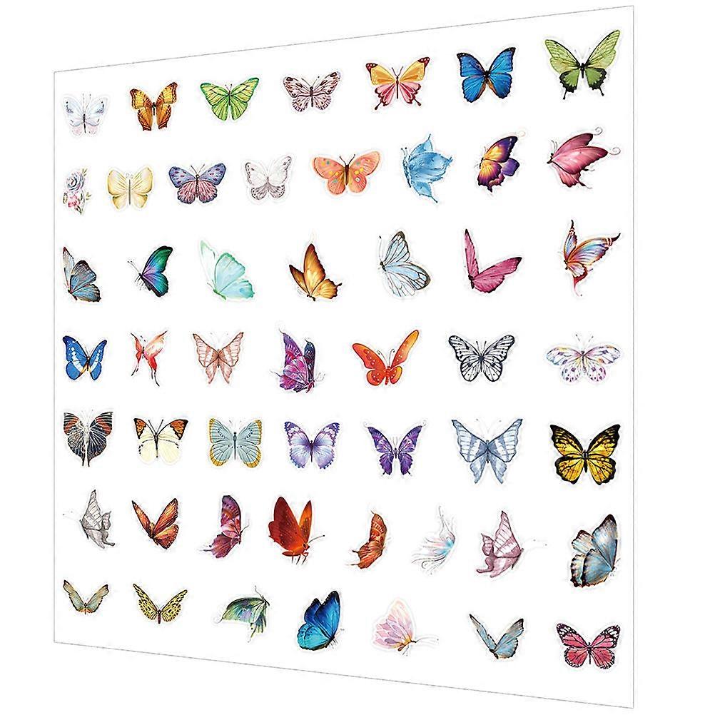 Butterfly Decal Small Stickers for DIY 250Pcs PVC Material Assorted Color