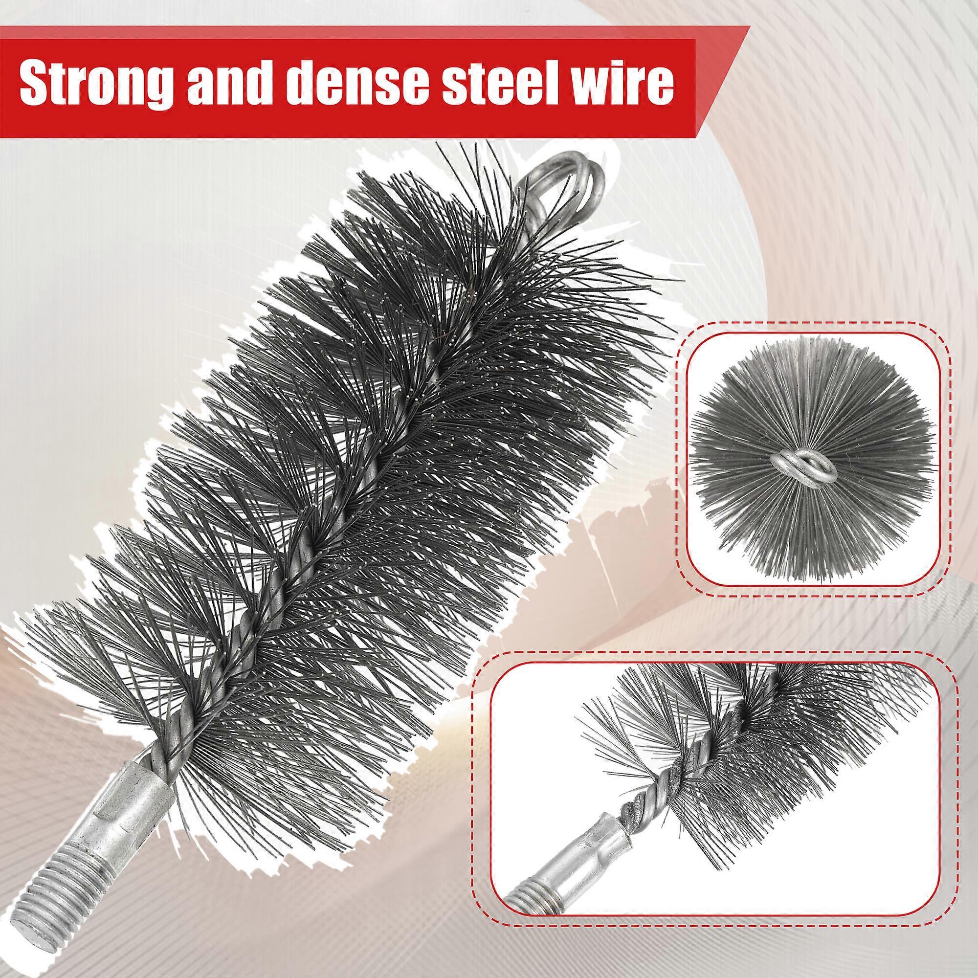 3piece Sufficient Quantity For Efficient Cleaning Stove Brush Heating Boiler Wire Brush