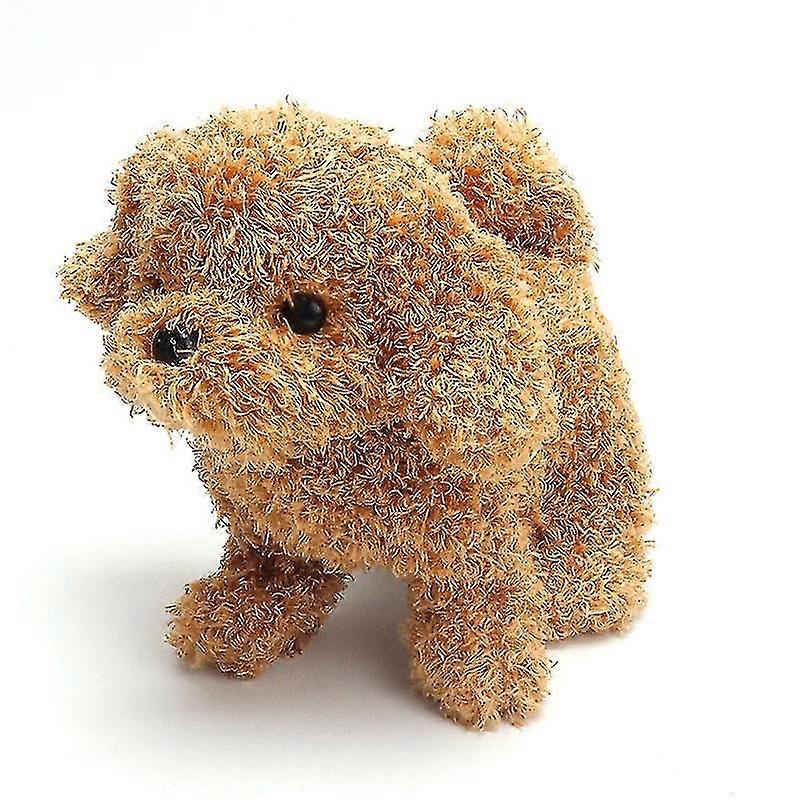 Walking Teddy Dog Toy, Electric Simulation for Children Interactive Crawling Wagging Tail Sound Toy