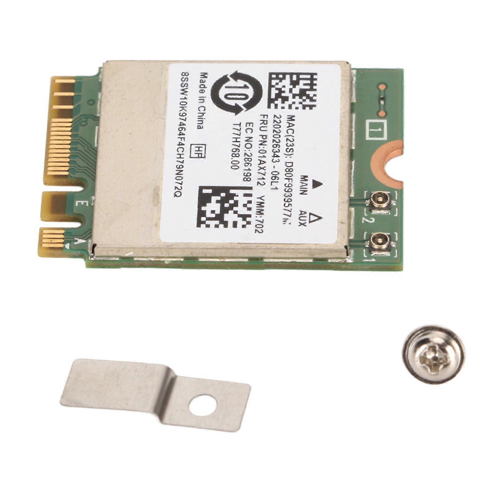 RTL8822BE Netzwerkkarte 01AX712 433Mbps WiFi Bluetooth 4.0 M.2 NGFF Netzwerkkarte für PC Laptop