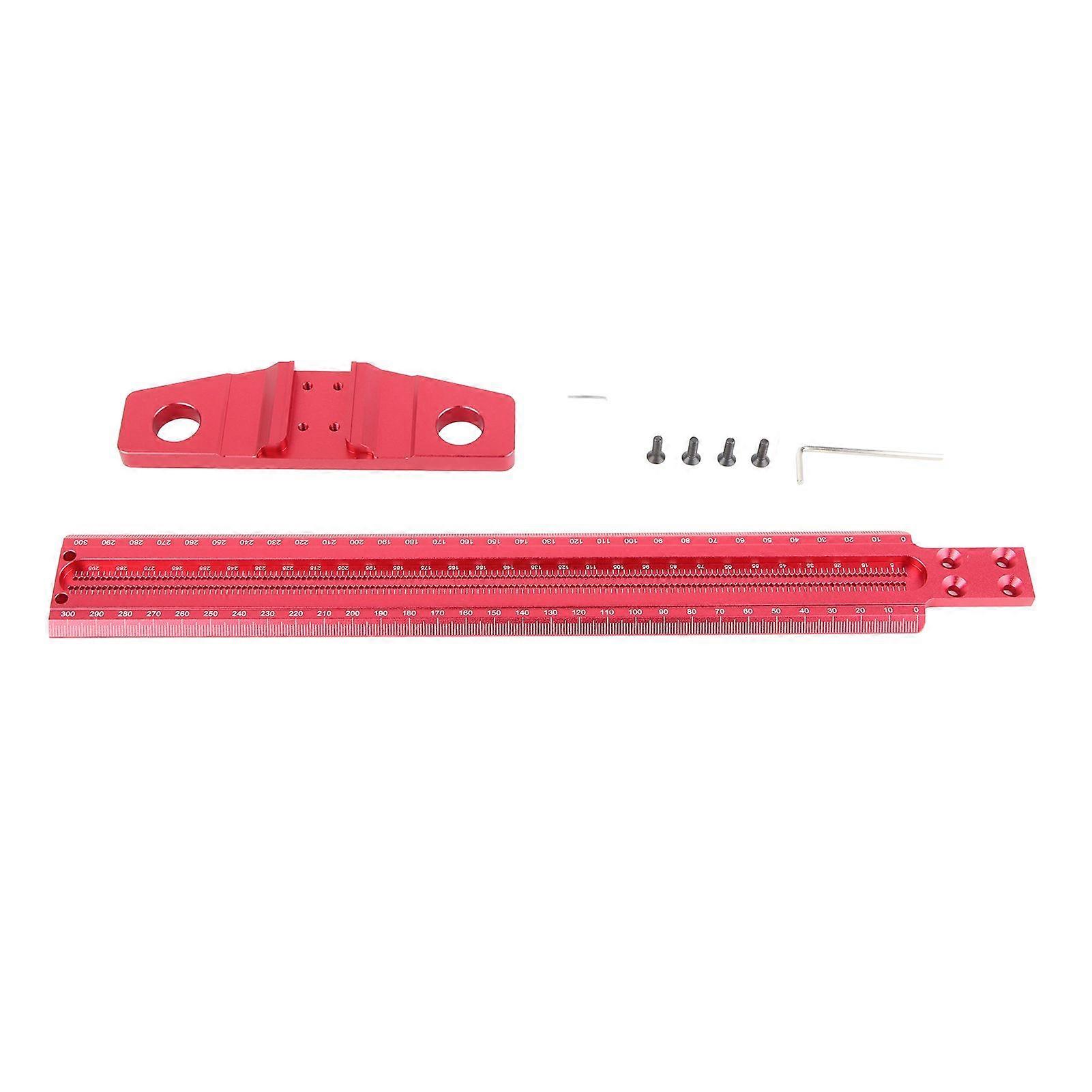 T Square Ruler Aluminum Alloy Removable Woodworking Scriber Art Framing Drafting Tools300mm