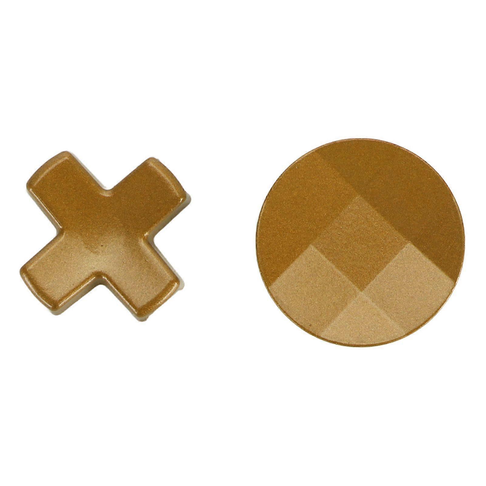 Controller D Pads Replacement Directional Button Metal Faceted Standard D Pad for Xbox One Elite Elite Series 2 Gold