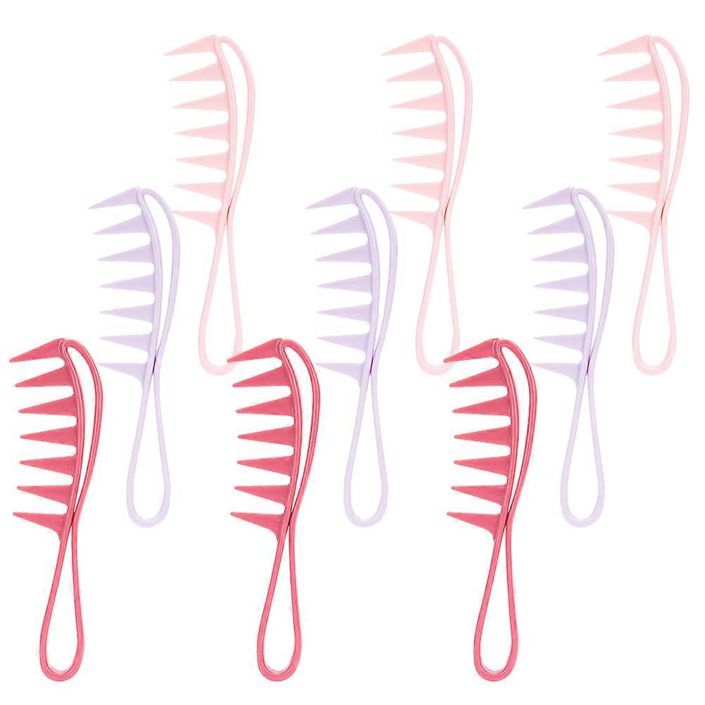 Plastic Hair Styling Comb Wide Tooth Comb for Detangling 36Pcs Assorted Color