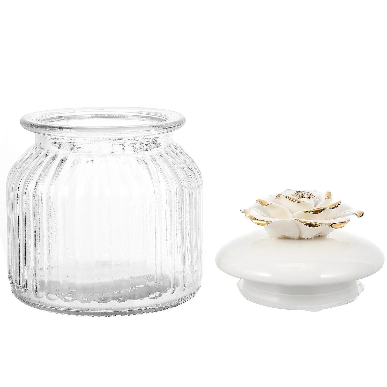 Glass Storage Boxes for Food Preservation with Lid 2Pcs