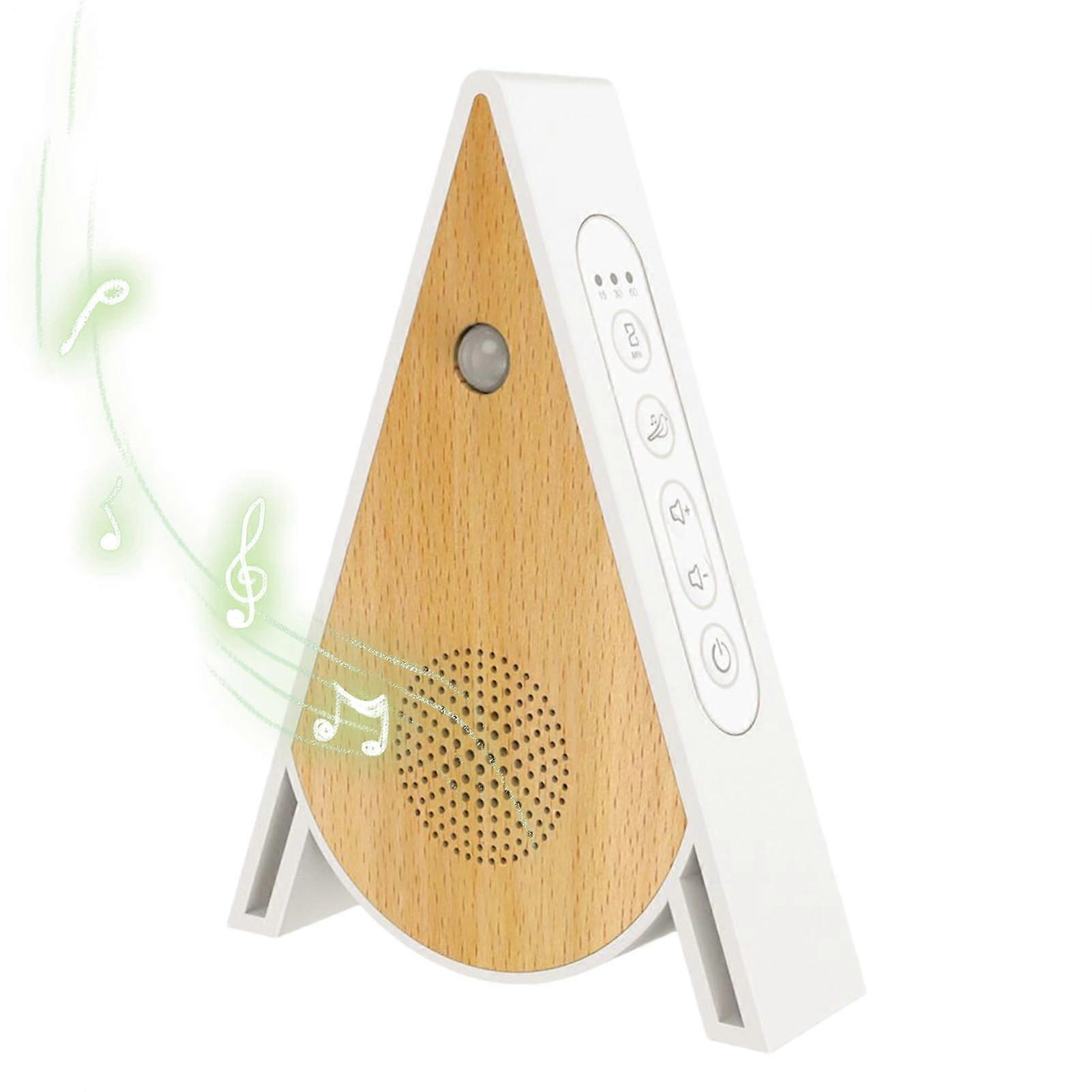 Sound Machine MotionActivated BirdSinging Speaker With Triangular Design Decorative Soothing Songs For Baby And Adults
