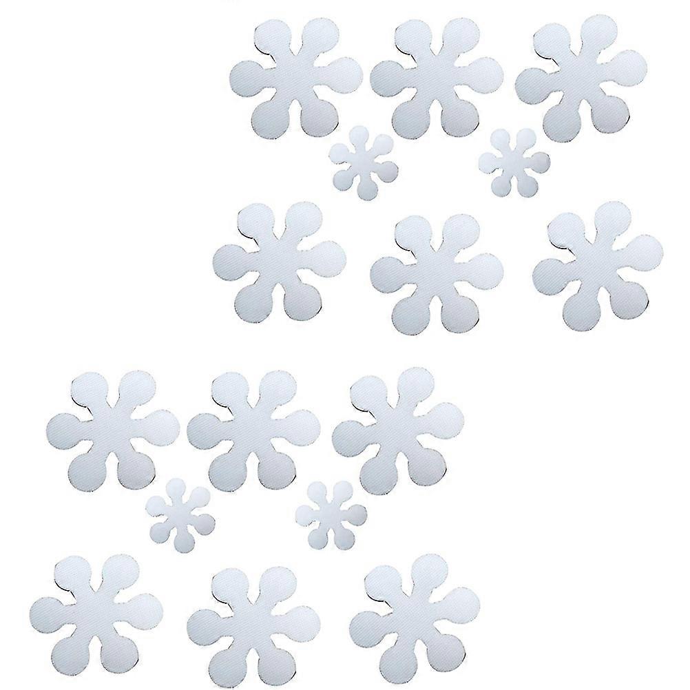 Practical Bathtub Sticker for Decoration Use Featuring 16Pcs Snowflake