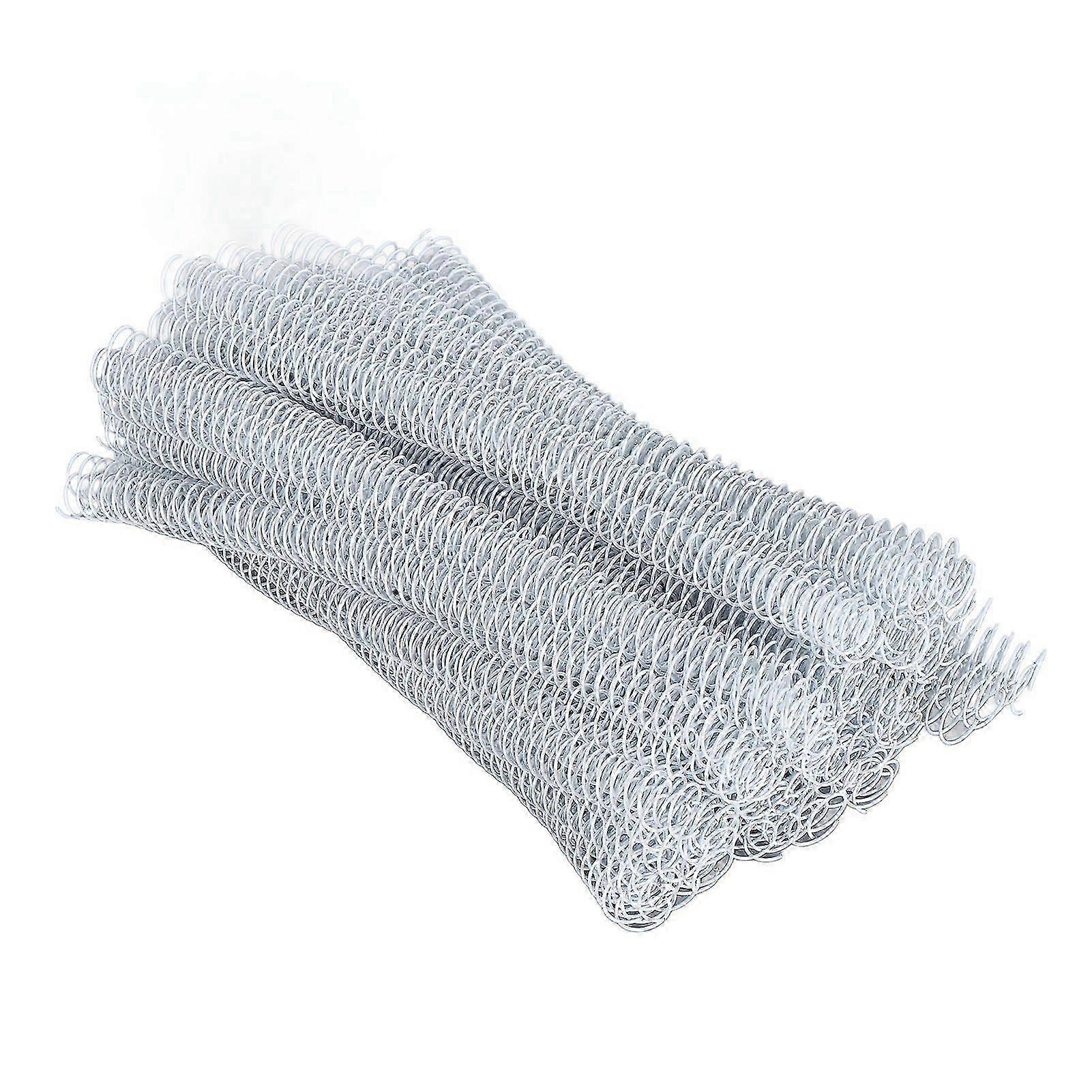 100PCS Spiral Binding Spines 48 Loops 4:1 Pitch Single Wire A4 Paper Binding Coils 16mm Diameter 140 Sheets Capacity White