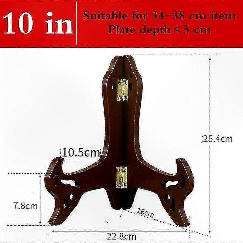 Mahogany Wooden Easel Display Stand for Picture Plates and Ornaments