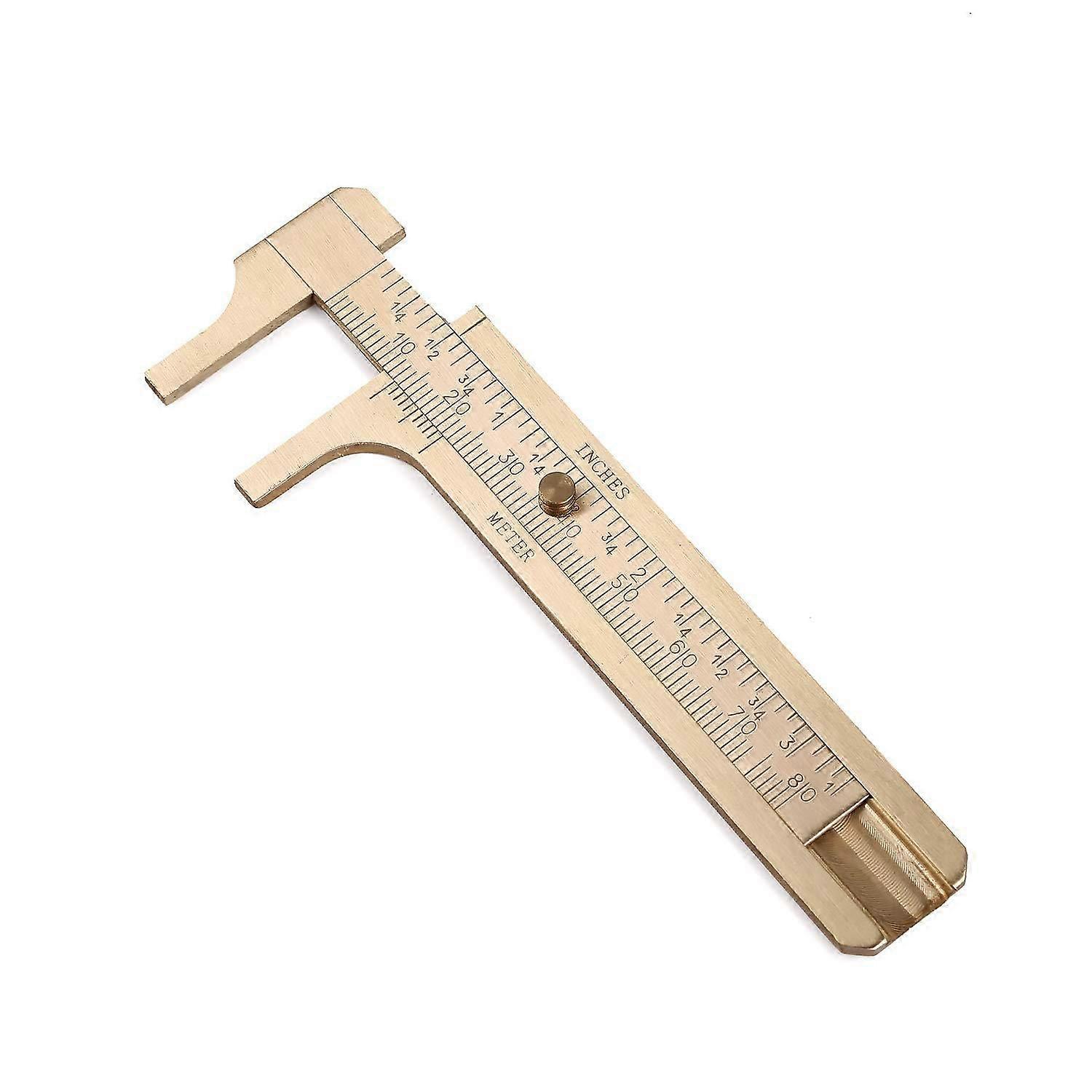 Double scale copper vernier caliper