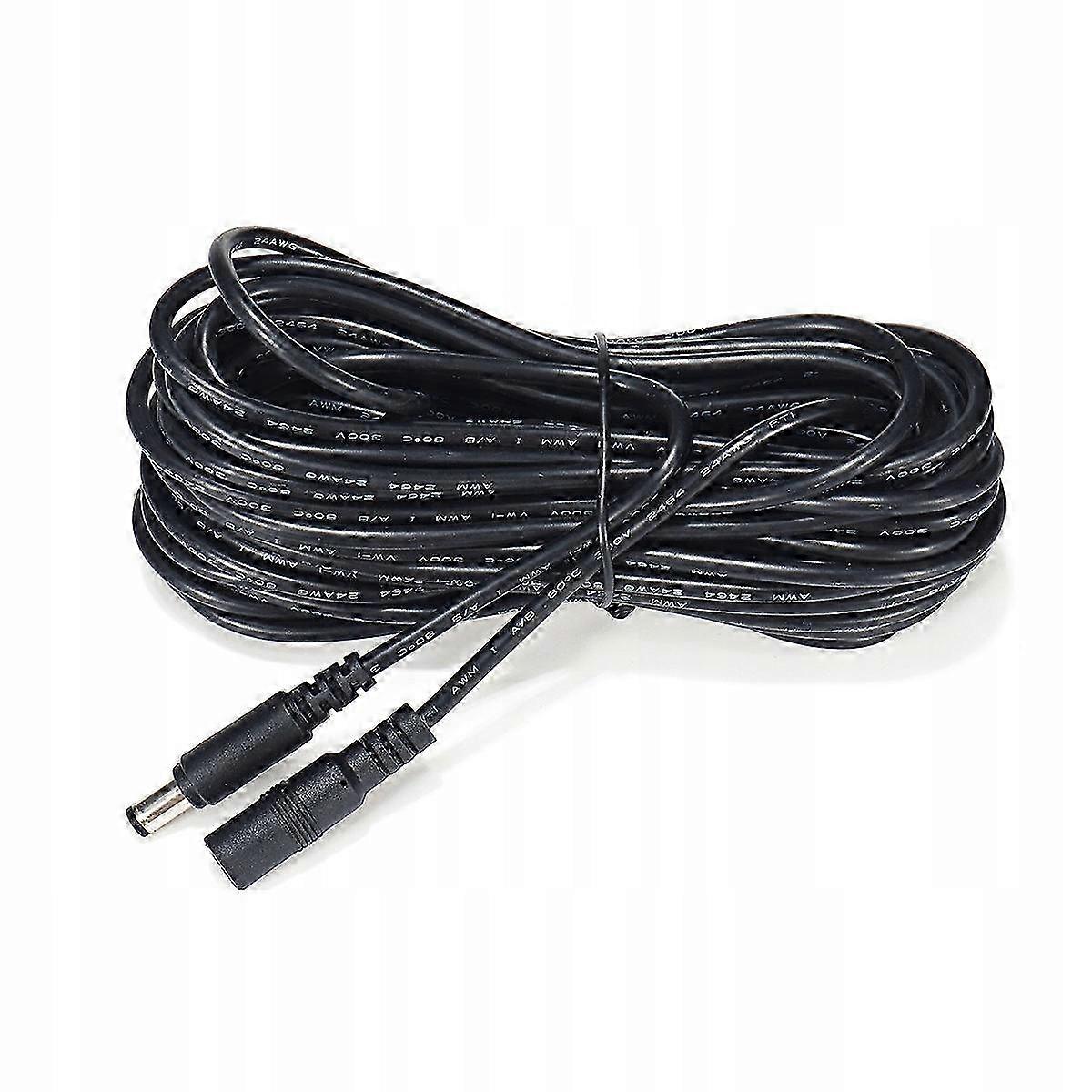 12v Dc Extension Cable 2,1/5,5mm Socket/plug 3m