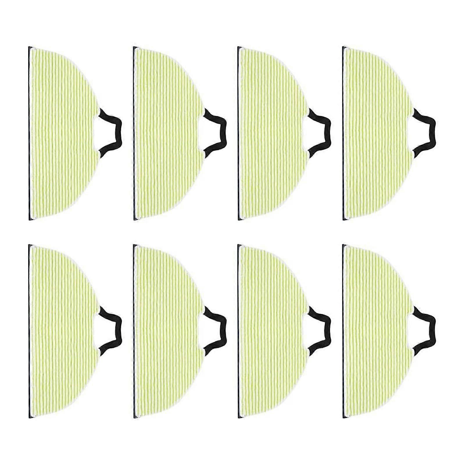 8PCS Multifuntional Floor Mopping Cloths With Mop Attachments Catching Mop Pad Reusable Mop Cloth Compatible with RV2410WD RV2610WA